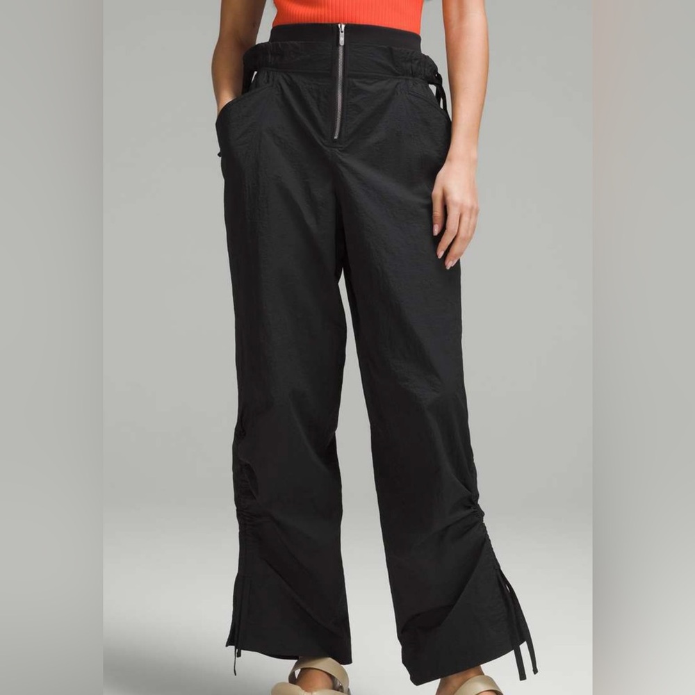 NWT Lululemon Cinchable Wide-Leg High-Rise Pant Black Size 8